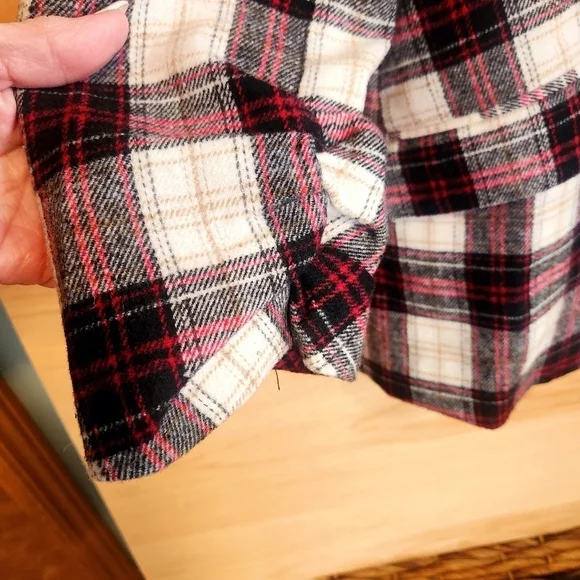 FATE BIG APPLE DREAMS PLAID FLANNEL LIKE WOOL BLEND BLAZER - NWT - MEDIUM - Picture 9 of 13